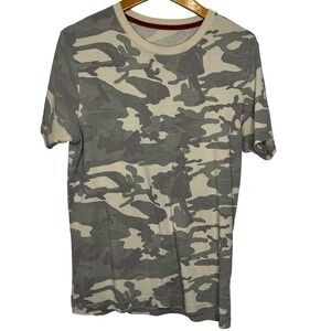 Rhone T Shirt Men's Medium Camo Light Green/Tan Short Sleeve‎
